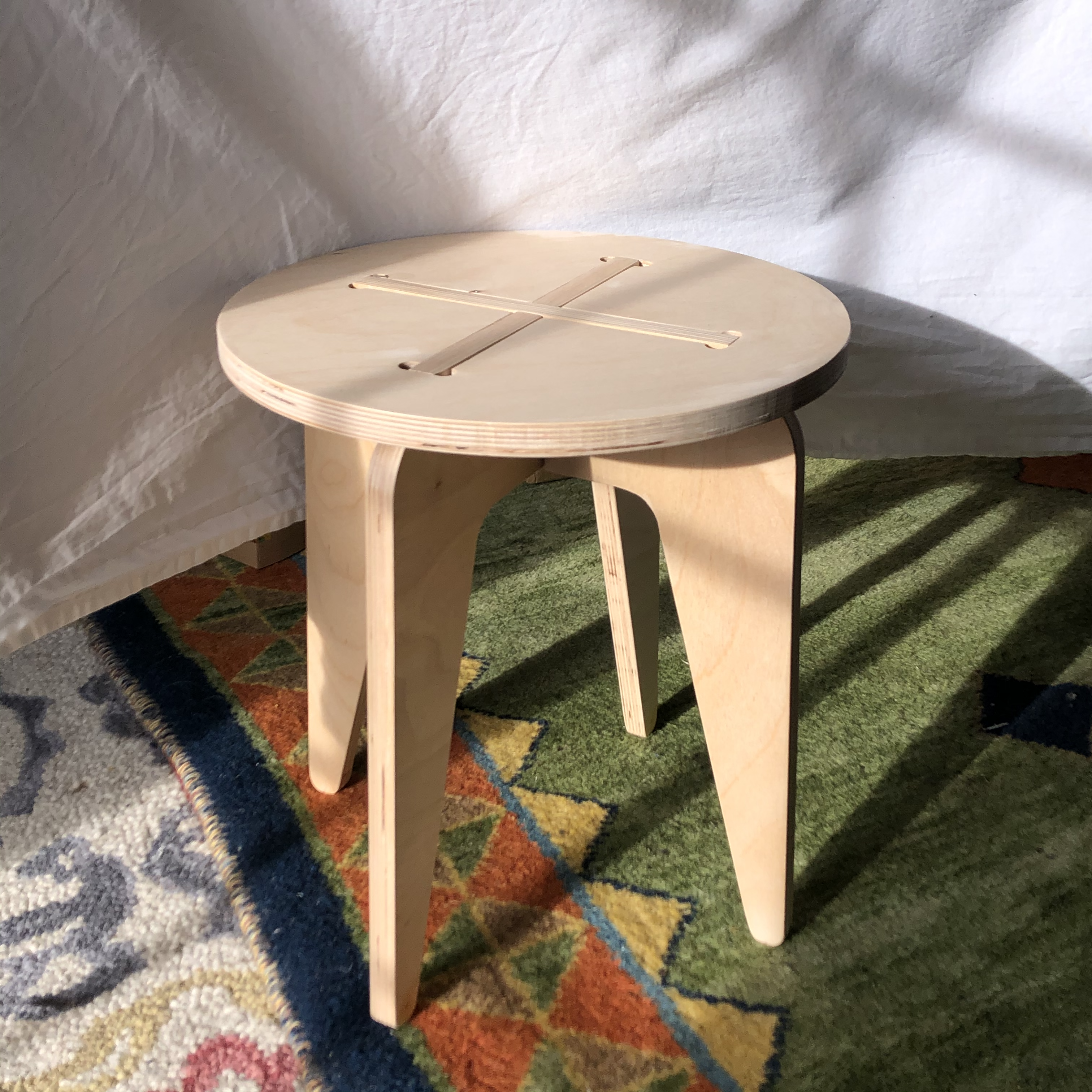 plywood stool